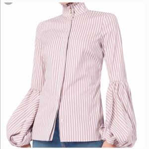 Caroline Constas Jaqueline Stripe Blouse